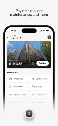The Seneca iPhone screenshot