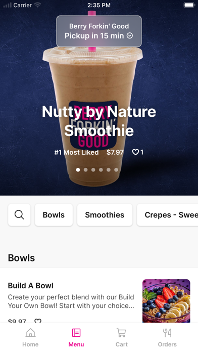 Berry Forkin' Good iPhone screenshot 2 - Food & Drink app