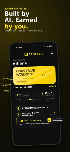 Spotter - AI Workout Companion screenshot 2