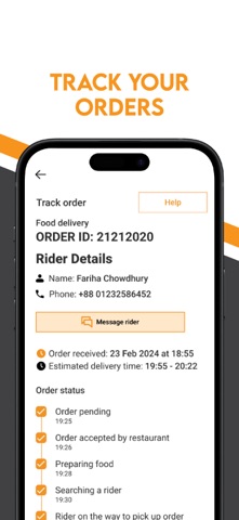 Dinebd Partner screenshot