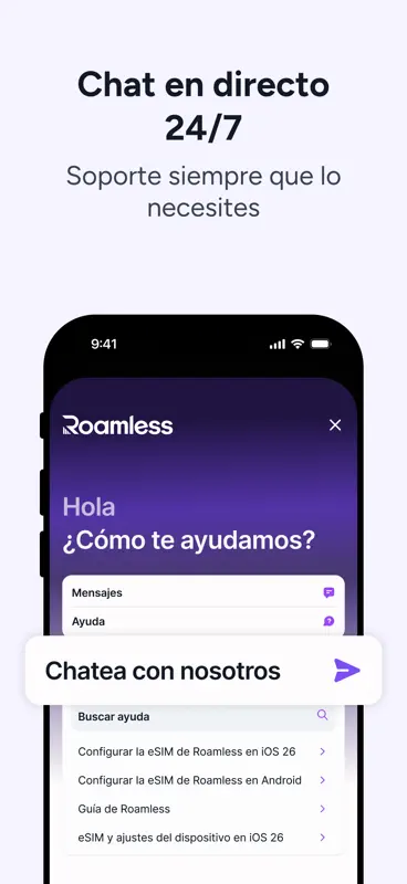 Roamless: eSIM Travel Internet screenshot 8 of 9