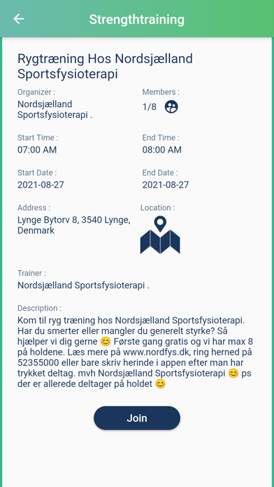 Sport2gether Screenshot