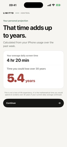 Limitto: Screen Time Blocker Screenshot 1 of 6