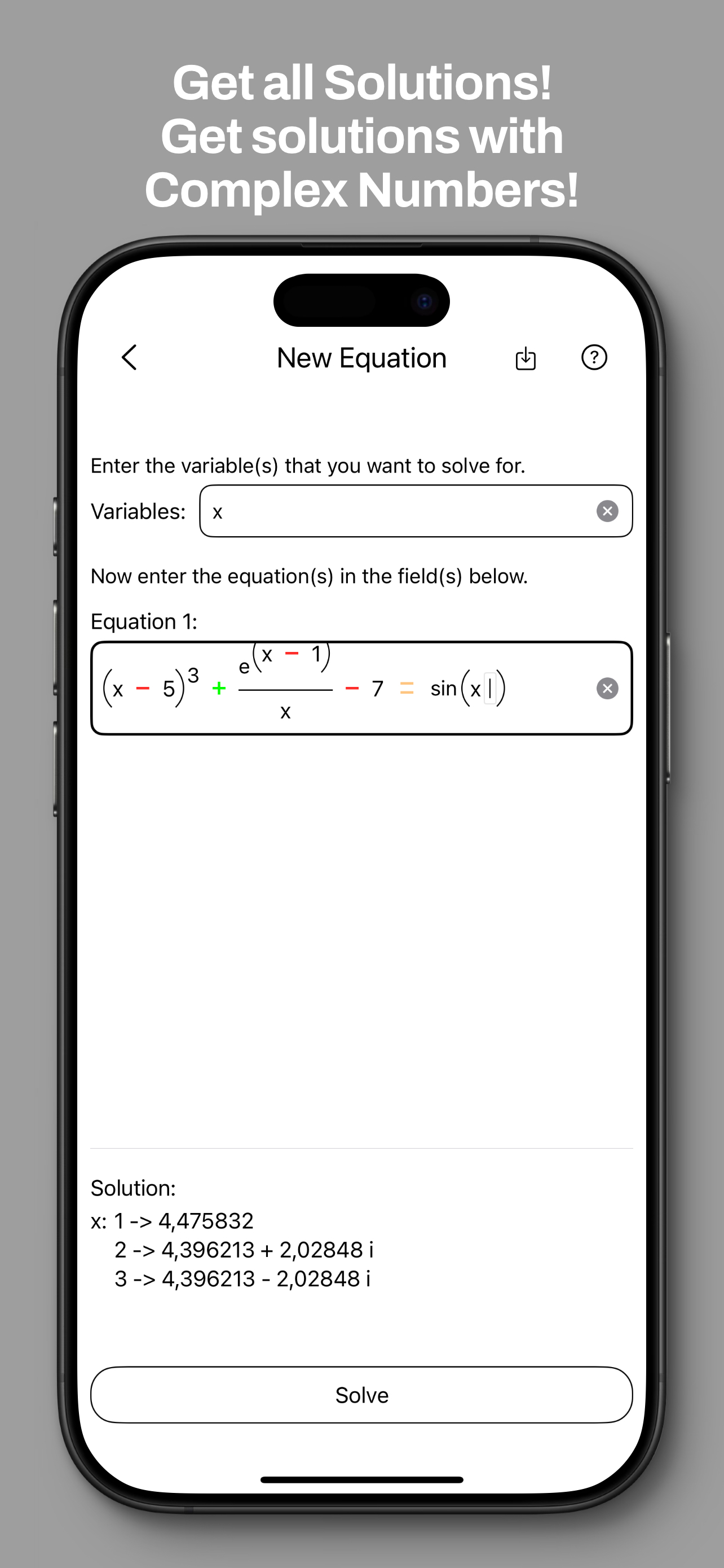 Numerical Solver screenshot 5