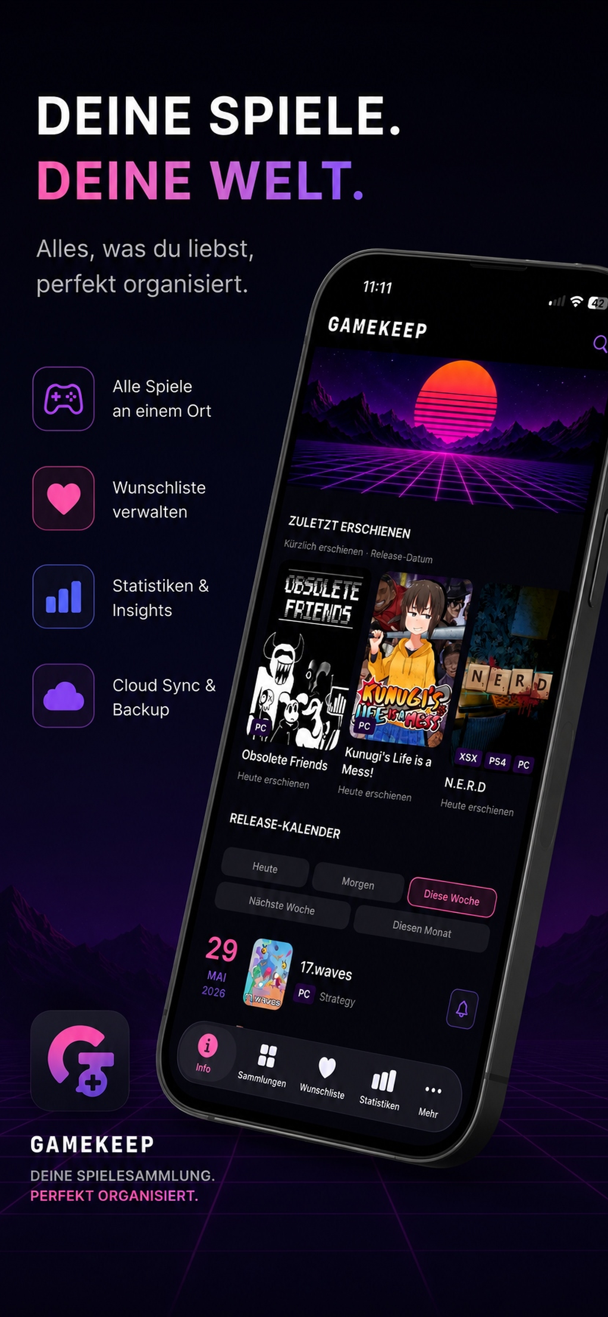 Gamekeep – Spielesammlung screenshot 2