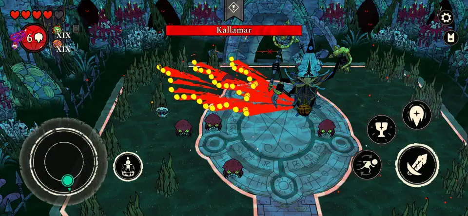 Captura de pantalla de Cult Of The Lamb en iPhone 3