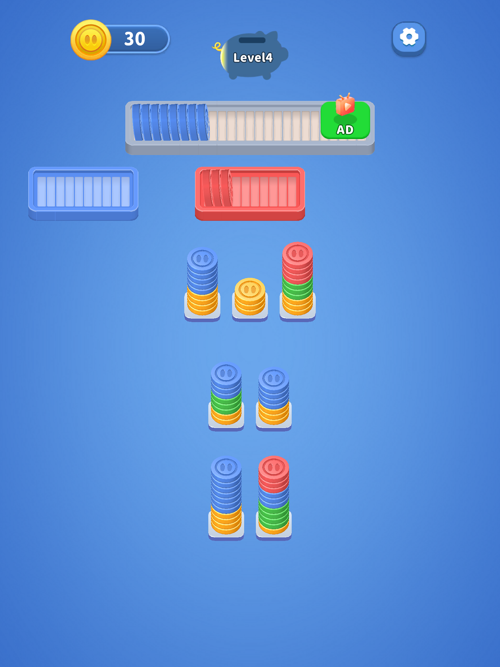 Piggy Sort: Color Puzzle
