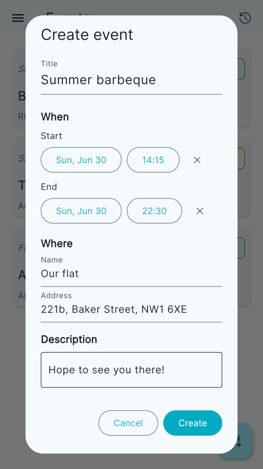 #2. Gather: A simple event planner (iOS) 由: HENRY MARCEL WALLIS