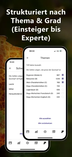 Screenshot von Wein Trainer: WSET & Sommelier auf dem iPhone 2