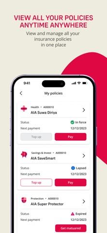 AIA+ Sri Lanka screenshot
