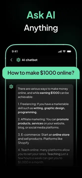 AI Chatbot - Ask Me Anything: Screenshot 1 von 9