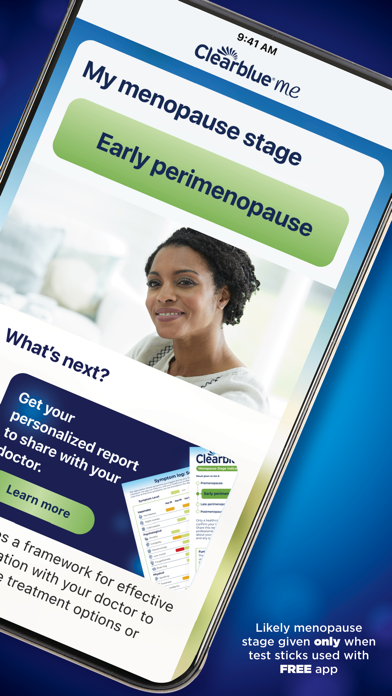 Menopause Stage - Clearblue me Screenshot