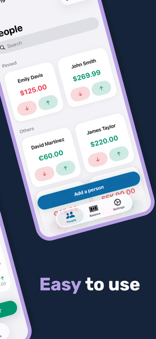 Debty - Private Debt Tracker Screenshot 2 of 5