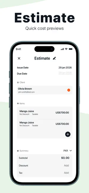 Invotrek AI Invoice Maker screenshot 3