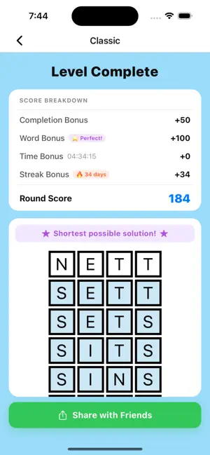 Word Ladder Puzzle screenshot 2