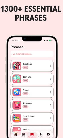 Spanish Learning App: Practice screenshot