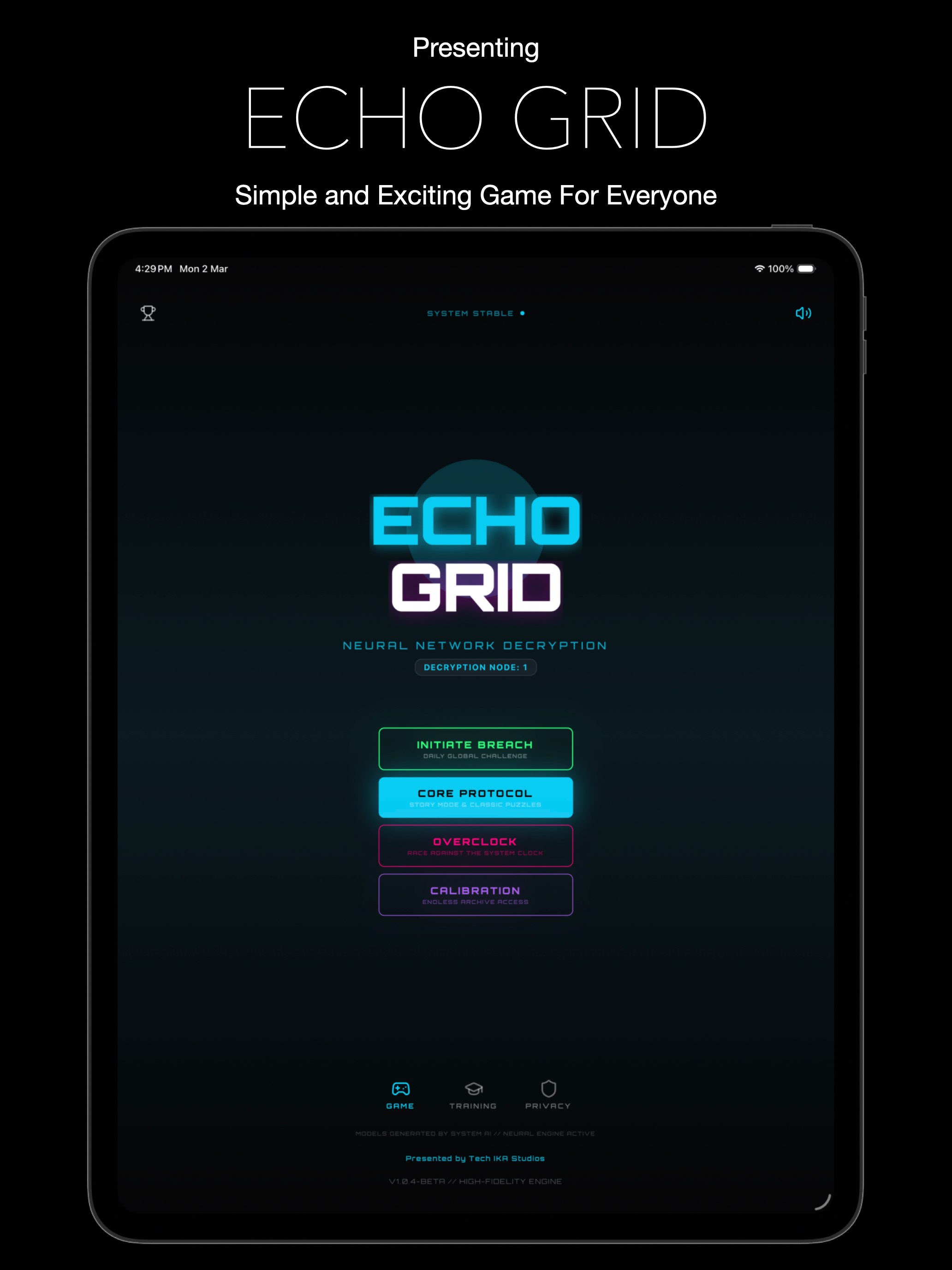 Echo Grid: Neural Decryption
