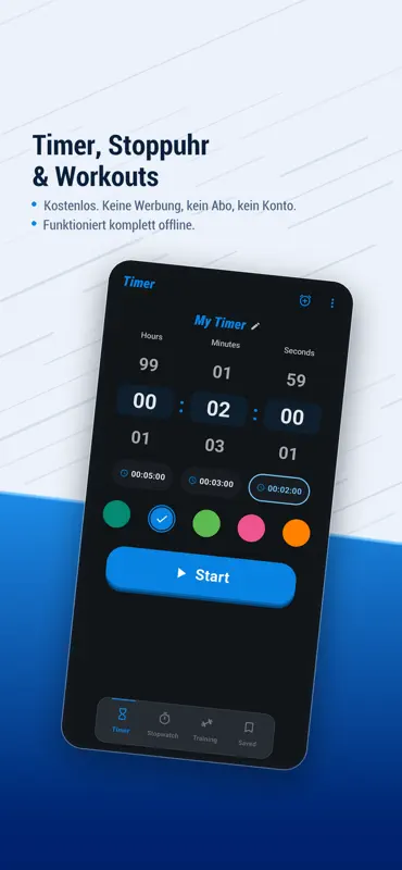 Handy Timer: Health & Workout screenshot 1 of 9