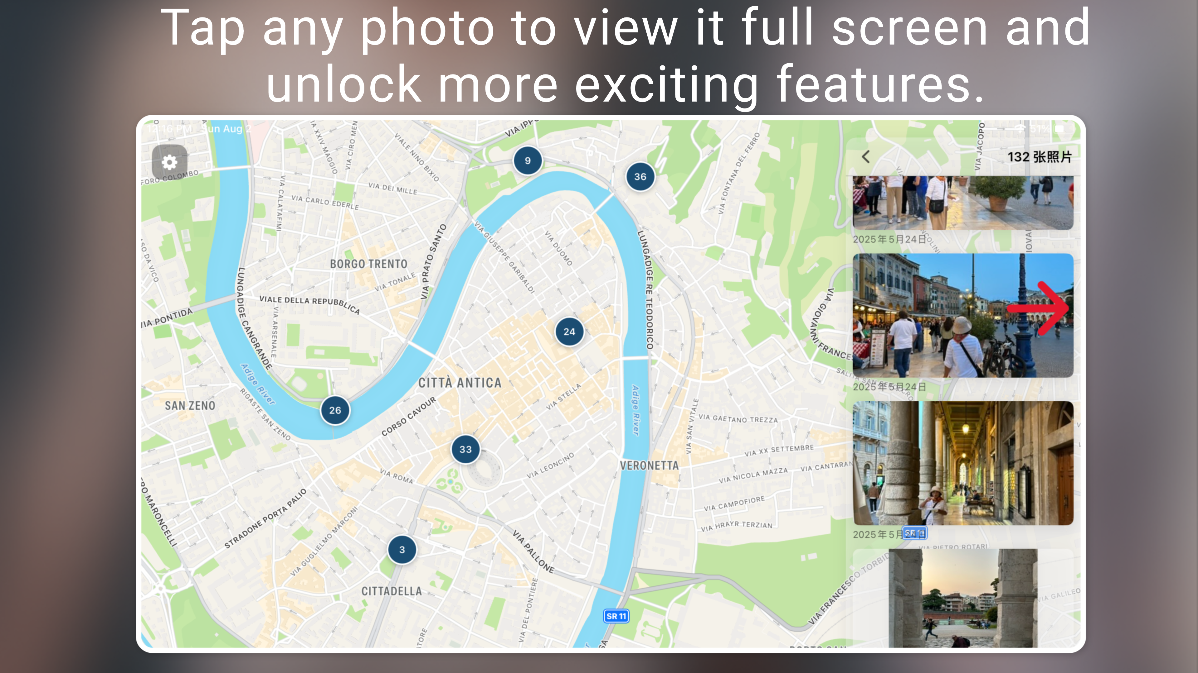 Pictour: Photo Map & Timeline screenshot 18