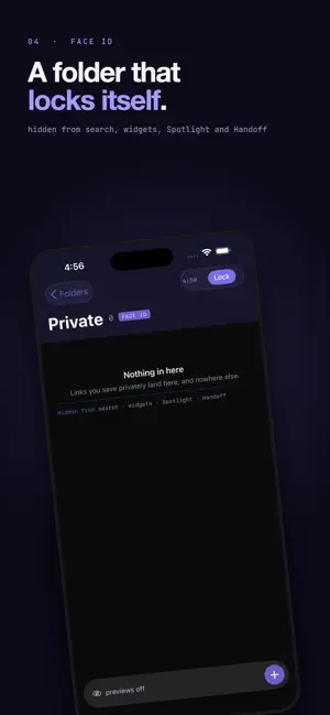 Emily: minimal bookmark saver screenshot 1