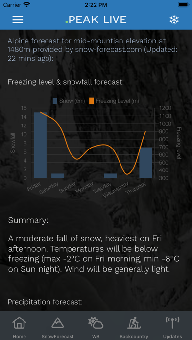Whistler Peak Live Screenshot