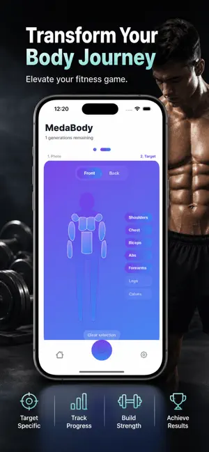 MedaBody: AI Muscle Editor screenshot 3