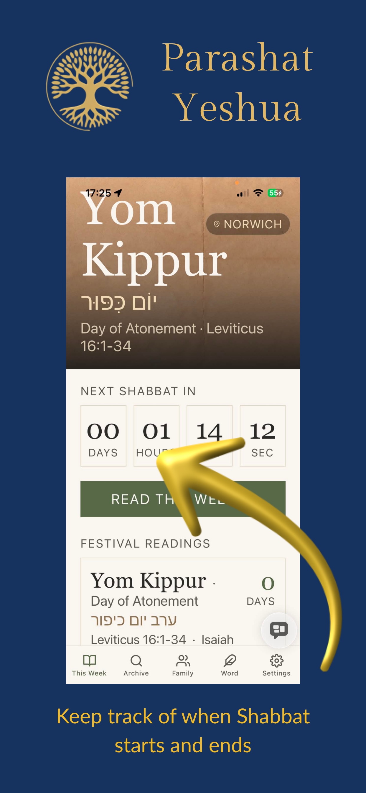 Screenshot 1 of Parashat Yeshua