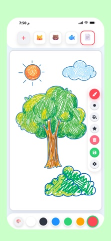 رسم وتلوين للاطفال بدون نت iPhone screenshot 8
