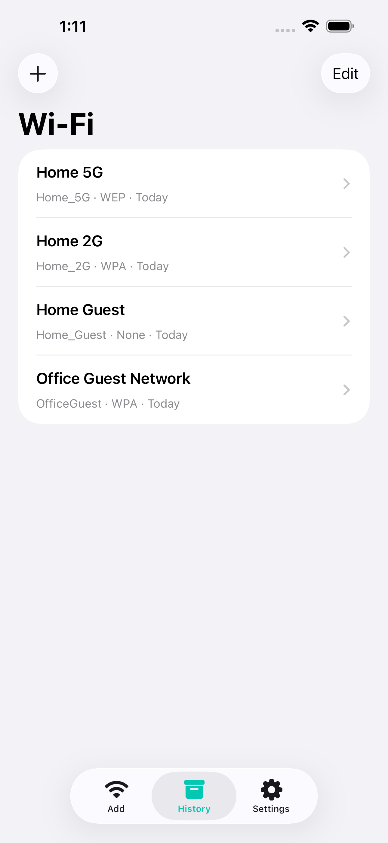My Wi-Fi with QR Code screenshot 2