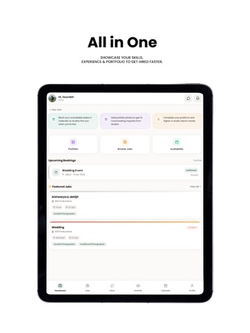 WedCrew iPad screenshot