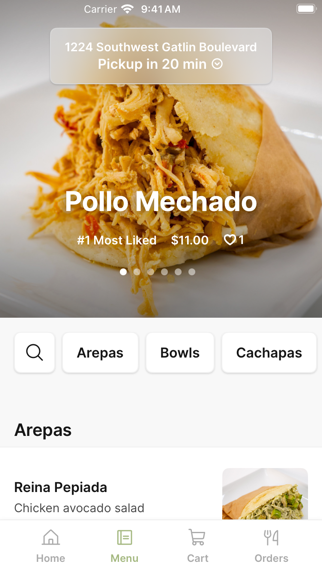 Dale Arepa Bar & Healthy iPhone screenshot 2 - Food & Drink app