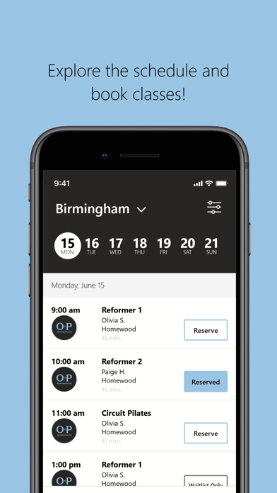 The Optimist Pilates iPhone screenshot 3 - Health & Fitness app