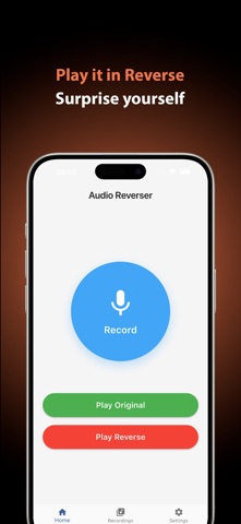 Reverse Audio: Reverse Singing Screenshot 3 of 5
