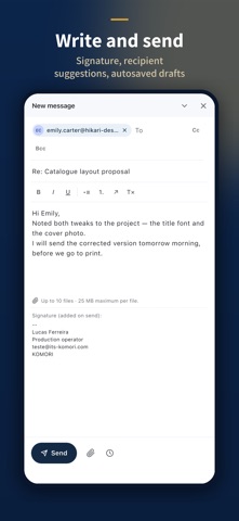 KoMail screenshot 3