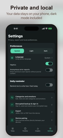 Echo: Emotion Journal Screenshot 7 of 7