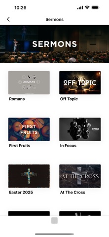 Sherman Bible Church app screenshot