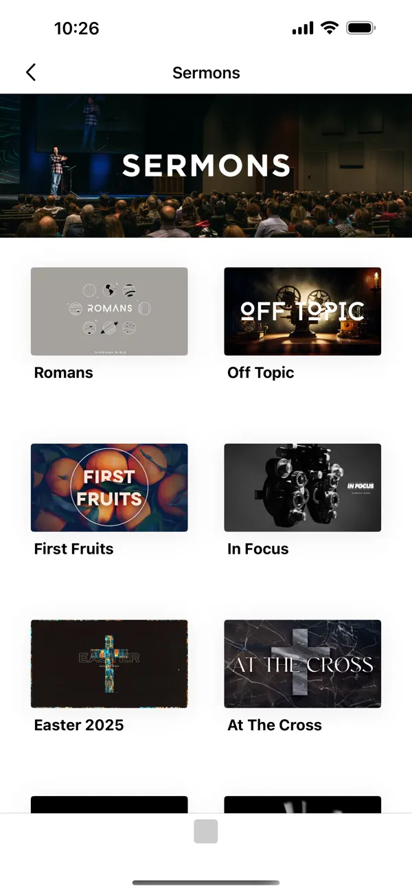 Screenshot #1 pour Sherman Bible Church