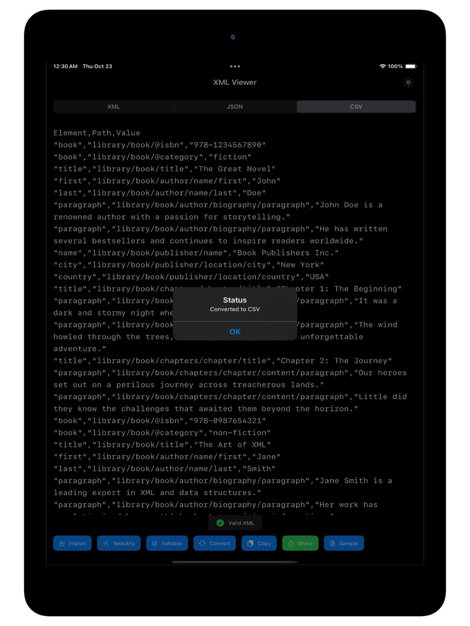 iPad screenshot