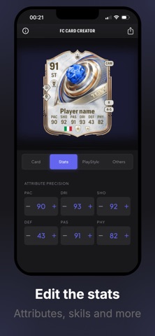 FC Ultimate Card Creator screenshot