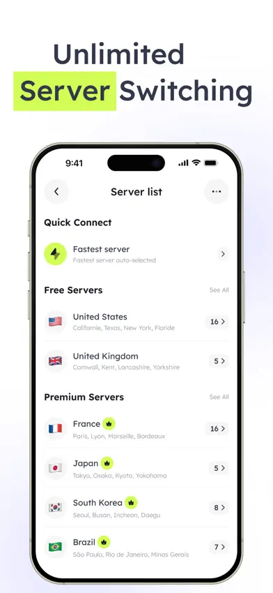 Binwiz VPN - Private VPN App screenshot 3