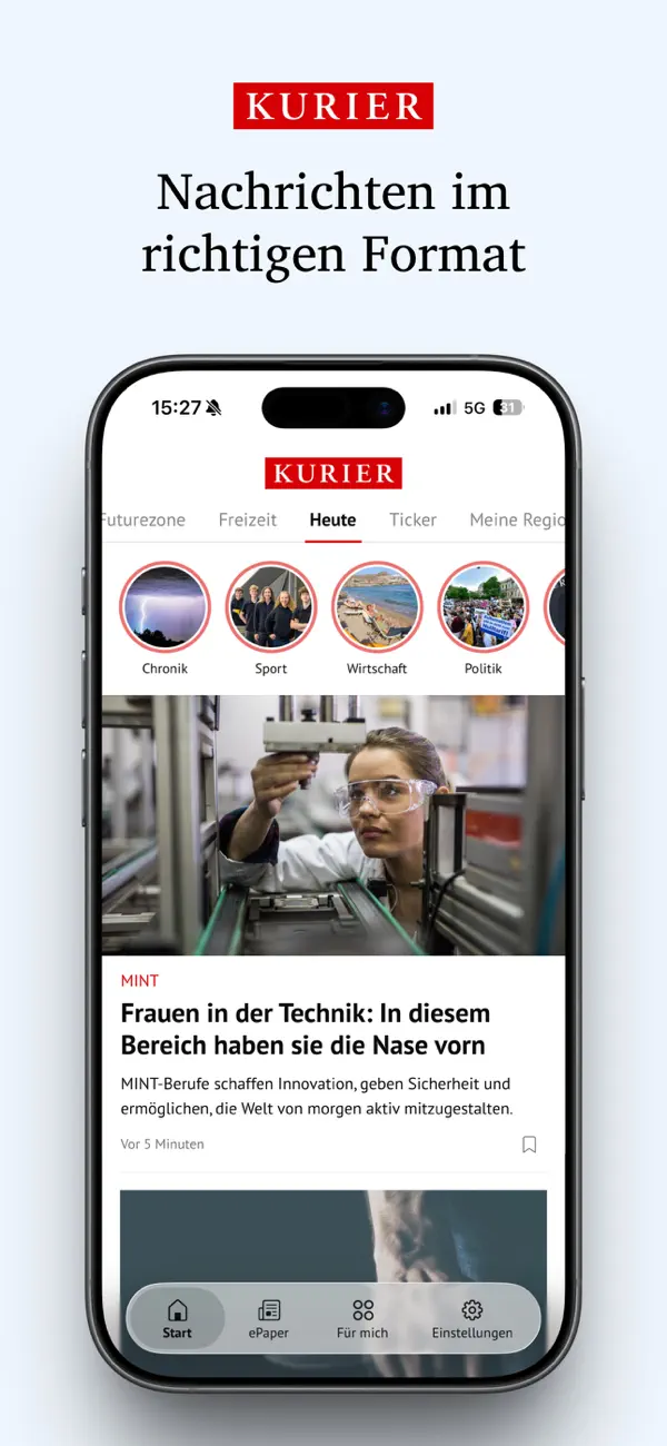 Screenshot #1 pour KURIER - News & ePaper