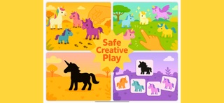 Unicorn Sticker Games for Kids iPhone screenshot