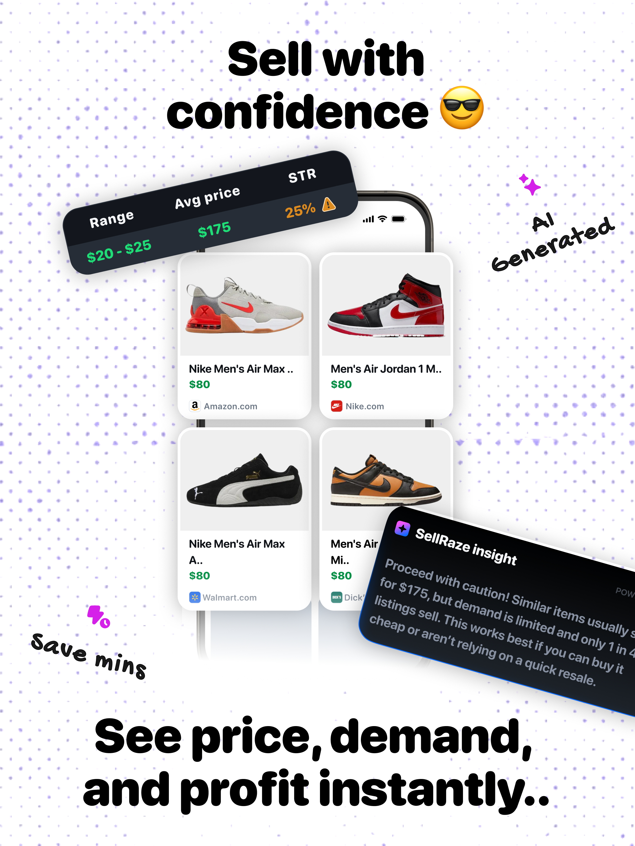 SellRaze: List, sell, earn
