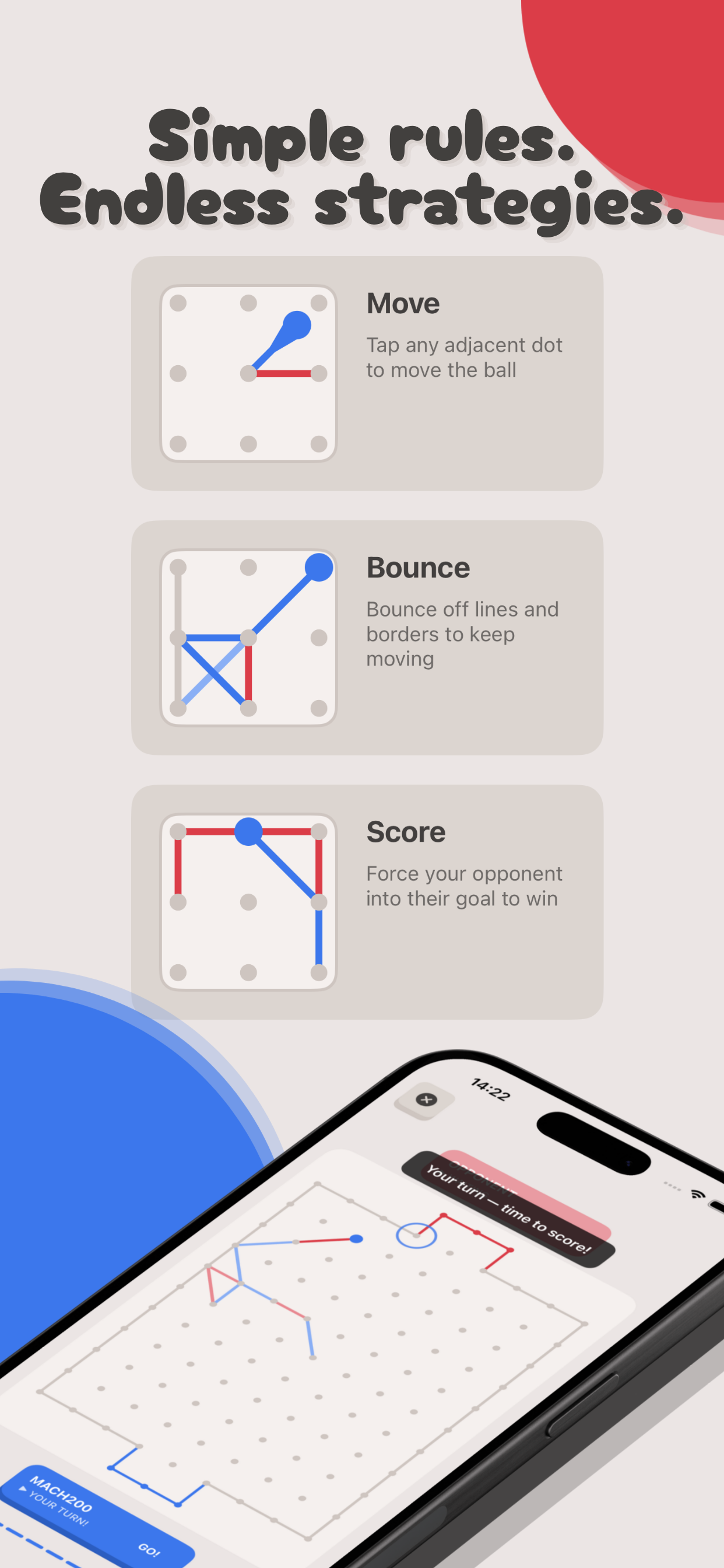Dotball: Paper Soccer screenshot 2