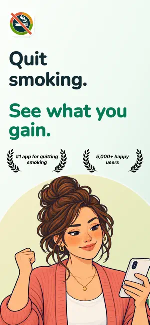 Stop Smoking: Quit Tracker screenshot 1