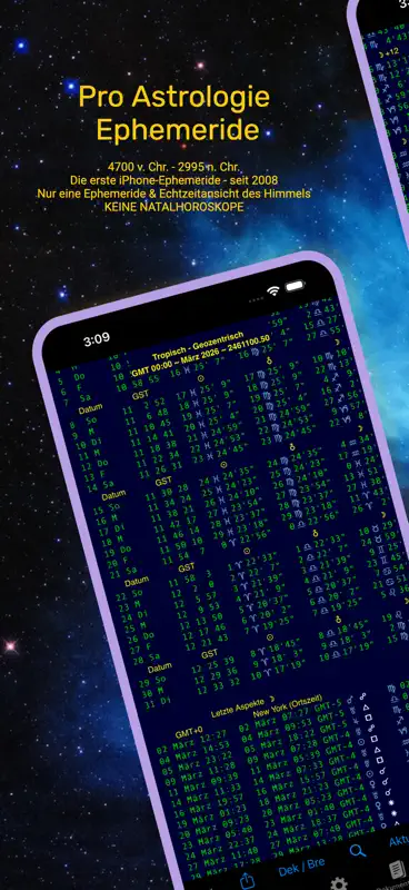 iPhemeris Ephemeriden screenshot 1 of 7