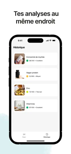 Capture d'écran de WeSupp - Scan Tes Compléments sur iPhone 4