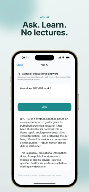 Peptra: Peptide Calculator screenshot 4