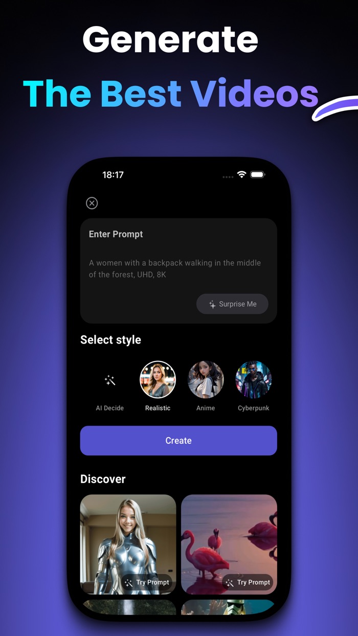 Vidio - AI Photo  Video Maker