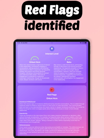 Chat Analyzer: Recap & Insight iPad screenshot